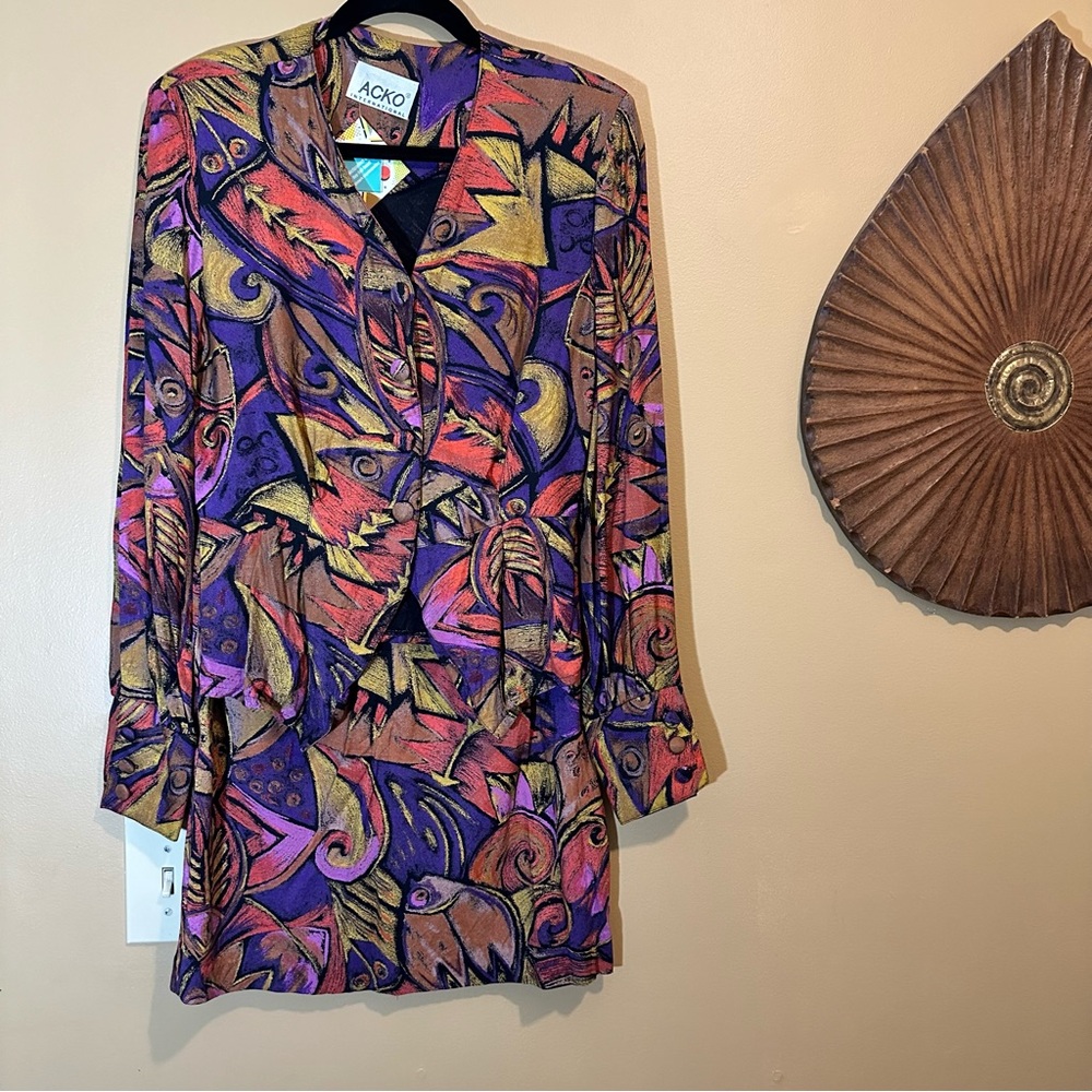 Acko International vintage skirt set